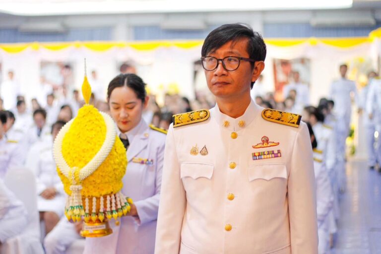 วิทยาลัยชุมชนน่าน ร่วมวางพานพุ่มถวายราชสักการะเนื่องในวันมาตรฐานฝีมือแรงงานแห่งชาติ ประจำปี 2568