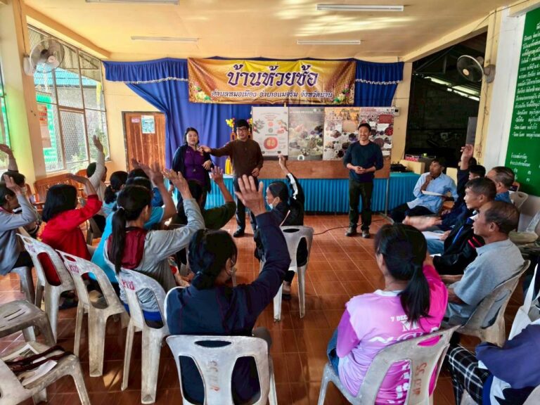 วิทยาลัยชุมชนน่าน ร่วมกับคลัสเตอร์กาแฟน่าน จัดอบรมเชิงปฏิบัติการเพื่อพัฒนาคุณภาพผลิตภัณฑ์กาแฟ ครั้งที่ 2 ณ หอประชุมหมู่บ้านบ้านห้วยซ้อ ตำบลหมอเมือง อำเภอแม่จริม จังหวัดน่าน