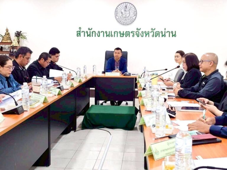 วิทยาลัยชุมชนน่าน เข้าร่วมการประชุมคณะอนุกรรมการส่งเสริมวิสาหกิจชุมชนจังหวัดน่าน เพื่อขับเคลื่อนการพัฒนาและยกระดับวิสาหกิจชุมชนในพื้นที่ให้มีความเข้มแข็งและสามารถพึ่งพาตนเองได้อย่างยั่งยืน